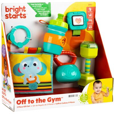 BRIGHT STARTS Sada dárková pro rozvoj koordinace i smyslů Off to the Gym™, 3m+ BRIGHT STARTS Sada dárková pro rozvoj koordinace i smyslů Off to the Gym™, 3m+