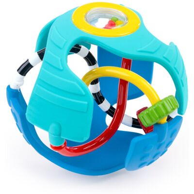 BABY EINSTEIN Hračka senzorický míč s kousátkem Rattle & Sense™ 3m+ BABY EINSTEIN Hračka senzorický míč s kousátkem Rattle & Sense™ 3m+