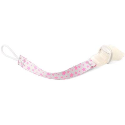 BABYONO Klip na dudlík růžový 0m+ BABYONO Klip na dudlík růžový 0m+