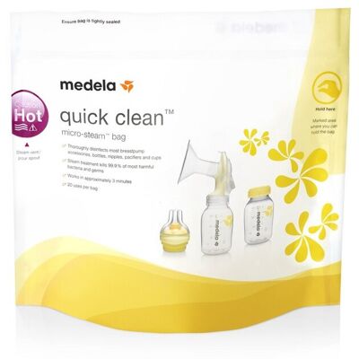 Sterilizační sáčky Quick Clean od Medela - 5 ks Sterilizační sáčky Quick Clean od Medela - 5 ks
