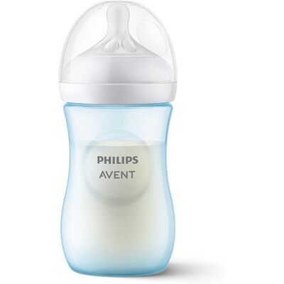 Philips Avent Natural Response dětská láhev - Modrá 260 ml Philips Avent Natural Response dětská láhev - Modrá 260 ml