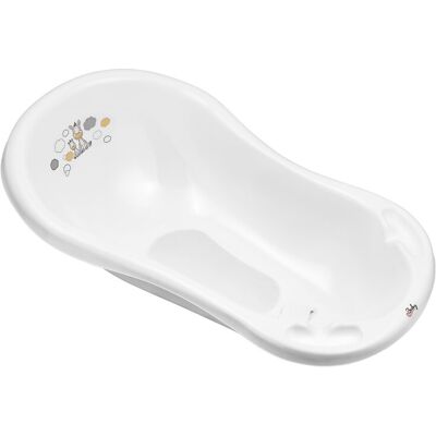MALTEX Vanička se zátkou a protiskluzovou podložkou Zebra 84cm White MALTEX Vanička se zátkou a protiskluzovou podložkou Zebra 84cm White