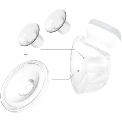 BABYONO ND Silikonová vložka a 2 redukce 24 a 21 mm na odsávačku Shelly BABYONO ND Silikonová vložka a 2 redukce 24 a 21 mm na odsávačku Shelly