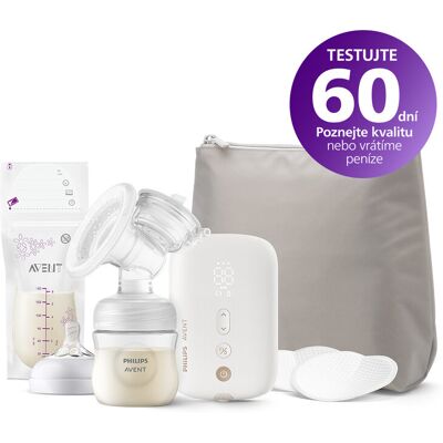 Philips AVENT Odsávačka mateřského mléka elektrická Premium nabíjecí SCF396/31 Philips AVENT Odsávačka mateřského mléka elektrická Premium nabíjecí SCF396/31