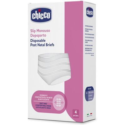 Chicco jednorázové kalhotky po porodu síťované 4 ks Chicco jednorázové kalhotky po porodu síťované 4 ks