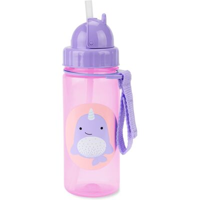 SKIP HOP Zoo Hrnek s brčkem PP bez PVC a BPA Narval 12m+ SKIP HOP Zoo Hrnek s brčkem PP bez PVC a BPA Narval 12m+