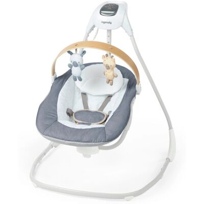 INGENUITY Houpačka pohupující hudební Chambray 0m+, do 9 kg INGENUITY Houpačka pohupující hudební Chambray 0m+, do 9 kg