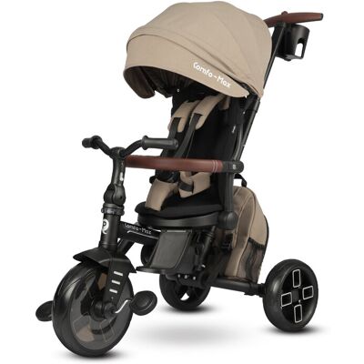 QPLAY Tříkolka Comfo Max Coffee, 7v1, věk 10-72 měsíců QPLAY Tříkolka Comfo Max Coffee, 7v1, věk 10-72 měsíců