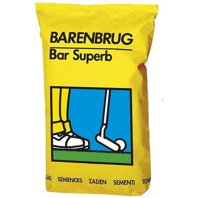 Barenbrug BarSuperb Zelená 15kg - Směs semen trávy Barenbrug BarSuperb Zelená 15kg - Směs semen trávy