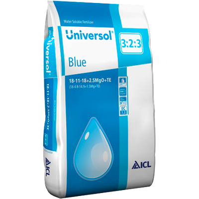 ICL Universol 18-11-18+2,5MgO+TE Modrý 25 kg ICL Universol 18-11-18+2,5MgO+TE Modrý 25 kg