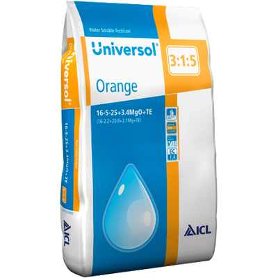 ICL Universol 16-5-25+3,4MgO+TE Oranžový 25 kg ICL Universol 16-5-25+3,4MgO+TE Oranžový 25 kg