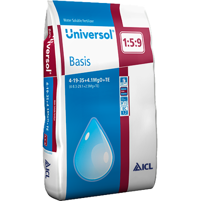 ICL Universol Basis 4-19-35+4.1MgO+TE 25 kg ICL Universol Basis 4-19-35+4.1MgO+TE 25 kg