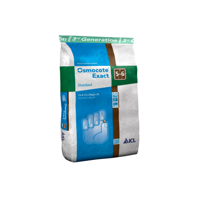 ICL Osmocote Exact 5-6M 25kg 15-9-12+2MgO+TE ICL Osmocote Exact 5-6M 25kg 15-9-12+2MgO+TE