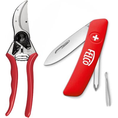Nůžky FELCO 2 + nůž FELCO 502 dárkový set Nůžky FELCO 2 + nůž FELCO 502 dárkový set
