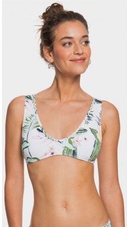 Roxy PLAVKY ROXY ROXY BLOOM ELONGATED TRI - bílá - XL