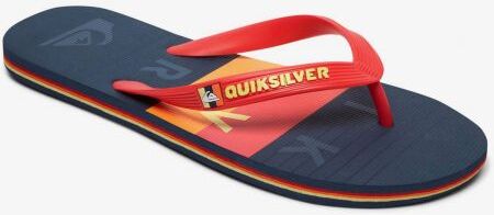 Quiksilver ŽABKY QUIKSILVER MOLOKAI WORD BLOCK - červená - US9