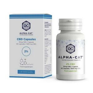 Alpha CAT Konopné CBD kapsle 60x10mg, 600 mg
