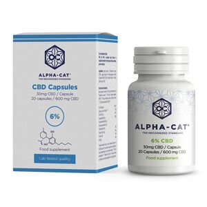 Alpha CAT Konopné CBD kapsle 20x30mg, 600 mg