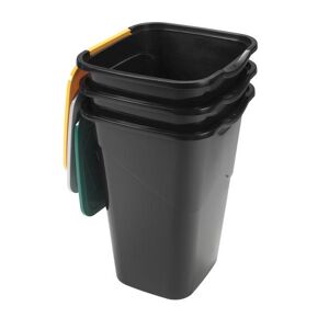 heidrun Plastový odpadkový koš na tříděný odpad HEIDRUN 3x50l