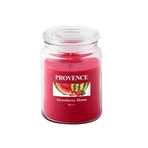 Provence Vonná svíčka ve skle PROVENCE 95 hodin jahoda a meloun