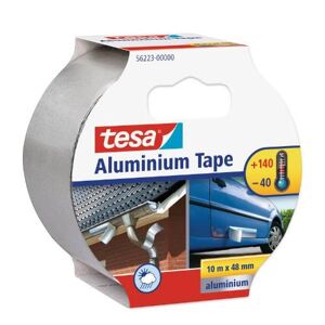 TESA Páska hliníková 50µ bez krycího papíru 56223, 10 m x 48 mm, stříbrná