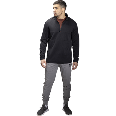 Bauer Mikina FLC 1/2 Zip Sr Blk Bauer Mikina FLC 1/2 Zip Sr Blk