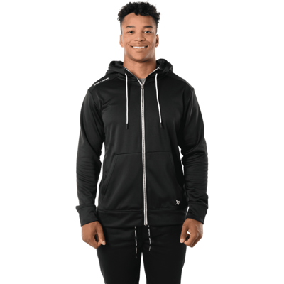 Bauer Mikina Team Fleece Zip Sr Blk Bauer Mikina Team Fleece Zip Sr Blk
