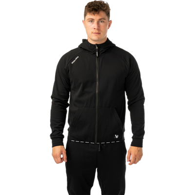Bauer Mikina Team Fleece Zip Sr Blk Bauer Mikina Team Fleece Zip Sr Blk