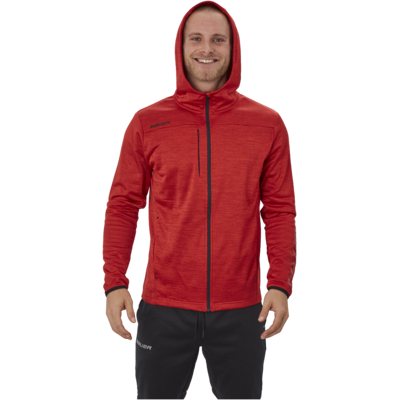 Bauer Mikina Vapor Fleece Zip Sr Red Bauer Mikina Vapor Fleece Zip Sr Red