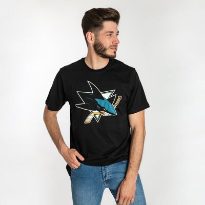 47 Brand San Jose Sharks Černé M NHL tričko 47 Brand San Jose Sharks Černé M NHL tričko