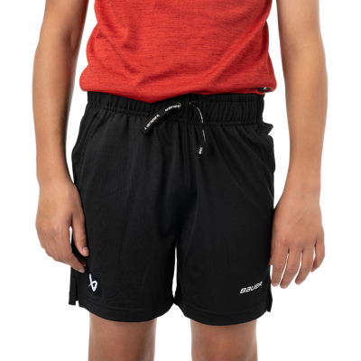 Bauer Dětské šortky Team Knit Blk Bauer Dětské šortky Team Knit Blk