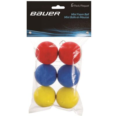 Bauer Mini Foam Ball - 6 pack Bauer Mini Foam Ball - 6 pack