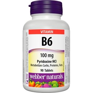 Webber Naturals Webber Vitamin B6 100mg 90 tablet
