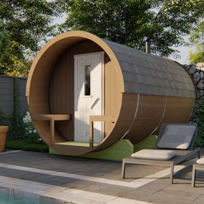 Tuindeco Sauna Barrel 350 Thermowood Tuindeco Sauna Barrel 350 Thermowood