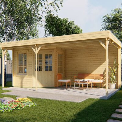 Zahradní domek Tuindeco Annette - 700x400 cm - Nepromokavý, Moderní Design Zahradní domek Tuindeco Annette - 700x400 cm - Nepromokavý, Moderní Design