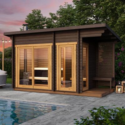 Tuindeco Venkovní sauna Tampere-M Tuindeco Venkovní sauna Tampere-M