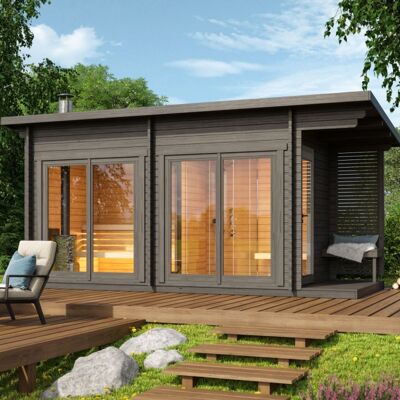 Tuindeco Venkovní sauna Tampere-L Tuindeco Venkovní sauna Tampere-L