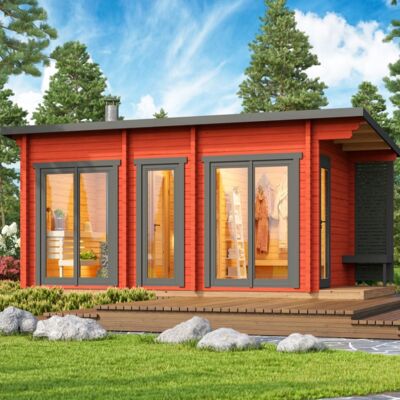 Tuindeco Venkovní sauna Tampere-XL Tuindeco Venkovní sauna Tampere-XL