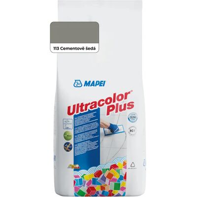 Spárovací hmota Mapei Ultracolor Plus 2 kg 113 cementovì šedá Spárovací hmota Mapei Ultracolor Plus 2 kg 113 cementovì šedá
