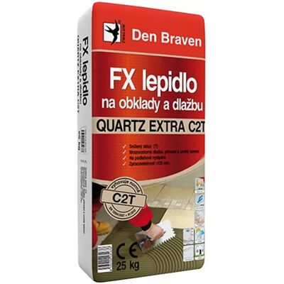 Den Braven FX lepidlo na obklady a dlažbu Quartz EXTRA C2T 25 kg Den Braven FX lepidlo na obklady a dlažbu Quartz EXTRA C2T 25 kg