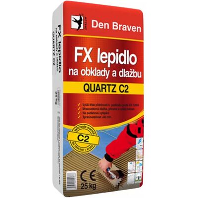 Den Braven FX lepidlo na obklady a dlažbu Quartz EXTRA C2 25 kg Den Braven FX lepidlo na obklady a dlažbu Quartz EXTRA C2 25 kg