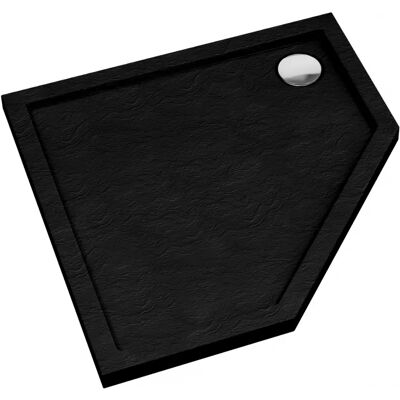 SCHEDPOL Vanička pětiúhelníkový Black Stone 80x80x5 Espera AQM2397CST SCHEDPOL Vanička pětiúhelníkový Black Stone 80x80x5 Espera AQM2397CST