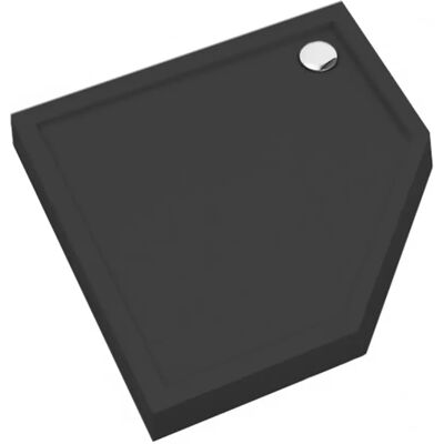 SCHEDPOL Vanička pětiúhelníkový Black Mat 80x80x12 Espera Plus AQM4697CMG SCHEDPOL Vanička pětiúhelníkový Black Mat 80x80x12 Espera Plus AQM4697CMG