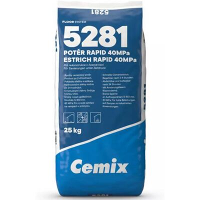 Cemix rychle betonový potěr 40 MPa 25 kg Cemix rychle betonový potěr 40 MPa 25 kg