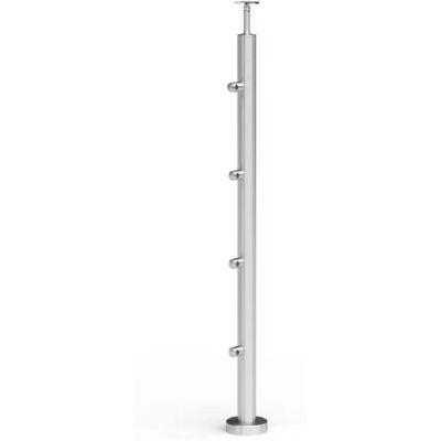 AVIS Sloupek atlanta 970mm 4 priechodky podlahový oceľ nehrdz AVIS Sloupek atlanta 970mm 4 priechodky podlahový oceľ nehrdz