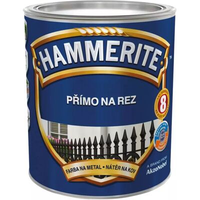 Hammerite hladká stříbrná 0,7 l Hammerite hladká stříbrná 0,7 l