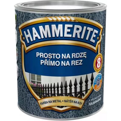 Hammerite - Prosto Na Rdzę - 0.7L - Hláškovaná Hnědá - Barva Hammerite - Prosto Na Rdzę - 0.7L - Hláškovaná Hnědá - Barva