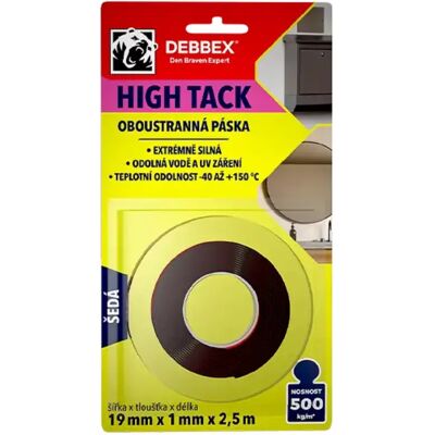 Den Braven Oboustranná páska High Tack 19mm x 2.5m Den Braven Oboustranná páska High Tack 19mm x 2.5m