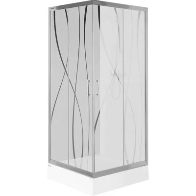 Sanplast Sprchový kout čtvercový kw kn/tx5b 80 w15 sb glass protect Sanplast Sprchový kout čtvercový kw kn/tx5b 80 w15 sb glass protect
