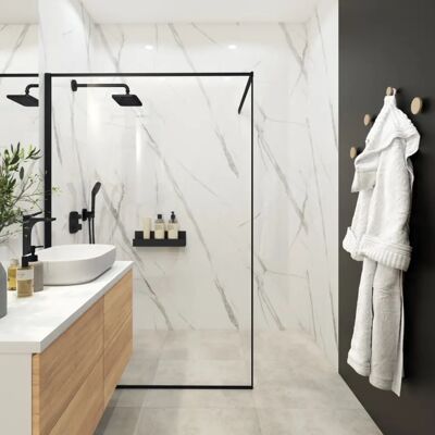 VILO Nástěnný panel SPC Calacatta White 120x265cm 4mm VILO Nástěnný panel SPC Calacatta White 120x265cm 4mm